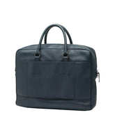 プラダ 三角ロゴプレート ハンドバッグ ネイビー サフィアーノレザー レディース PRADA 【中古】